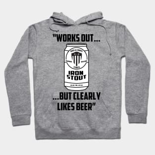 BSF - Works Out But Clearly Likes Beer Hoodie